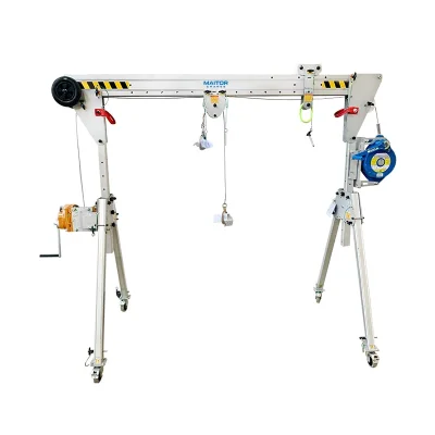 0.5Ton Aluminum  Mini Gantry Custom OEM Folding Gantry Crane